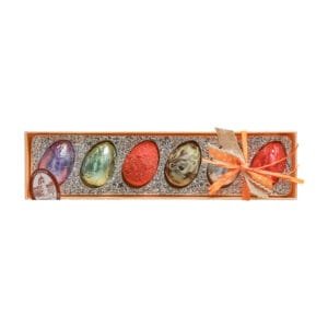 Egg pack orange with 6 pcs. stuffed eggs (non-alcoholic)