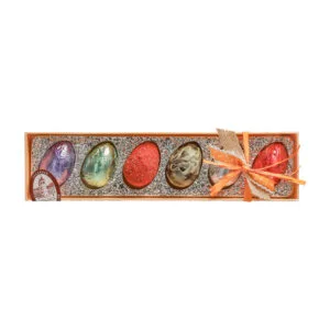 Egg pack orange with 6 pcs. stuffed eggs (non-alcoholic)