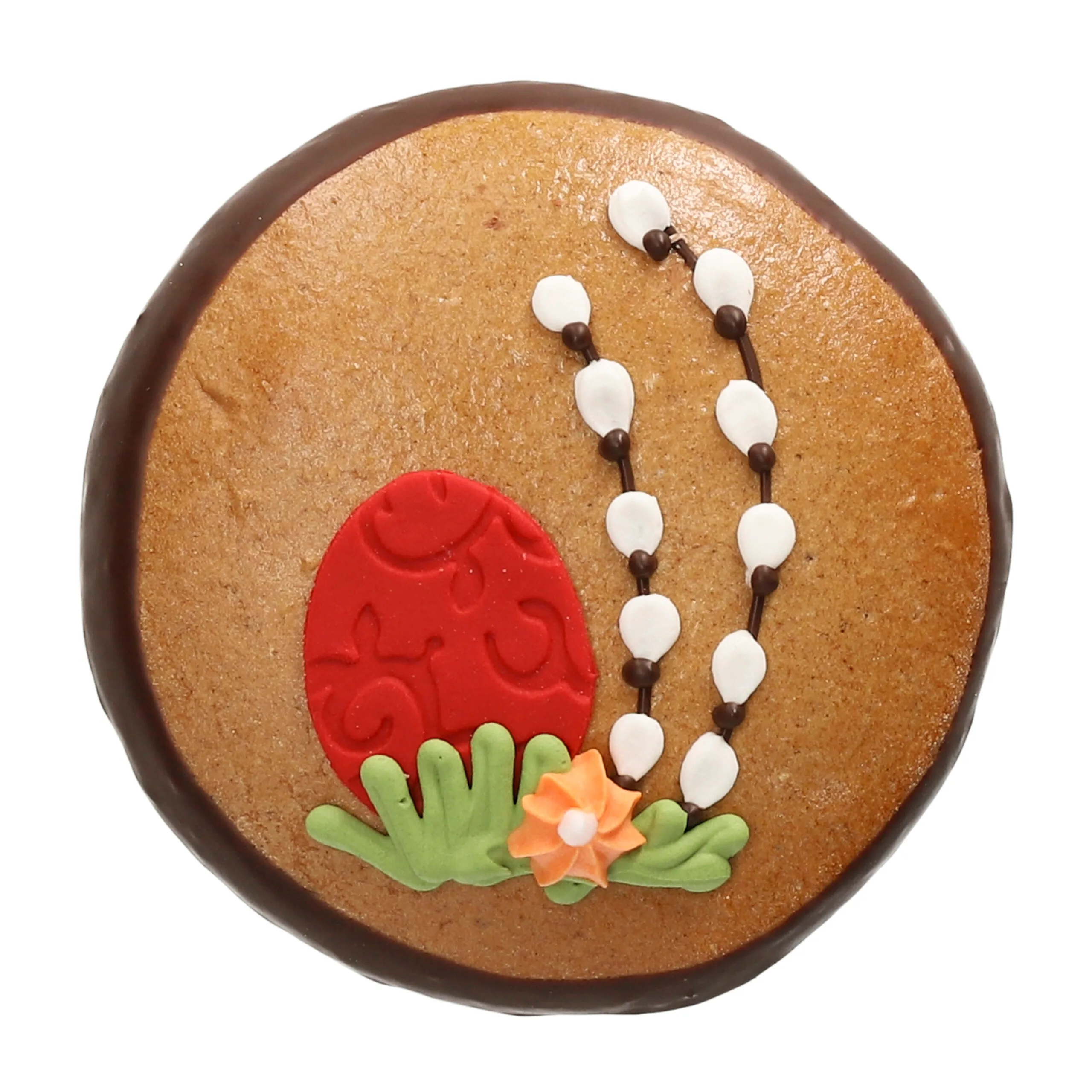 Lebkuchen mit Osterei und Palmzweige