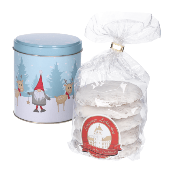 Winter gnome tin round - Image 2