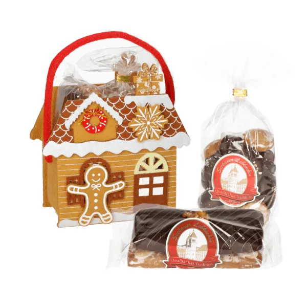 Felt bag gingerbread house - 7605 4