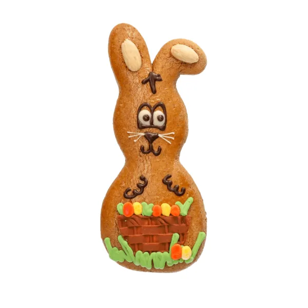 Lebkuchen Osterhase mit Korb