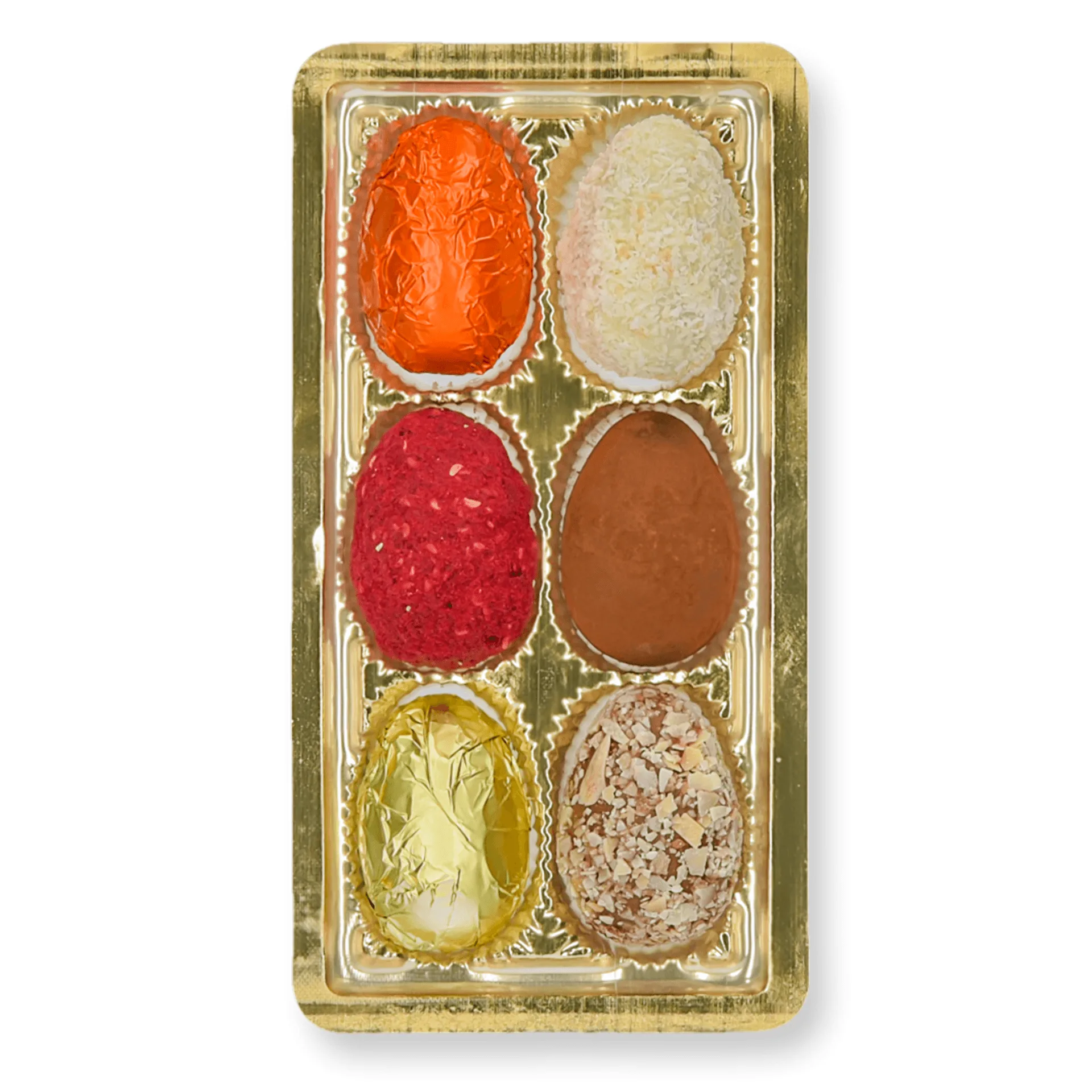 Gold plister with 6 pcs. Stuffed eggs (containing alcohol)