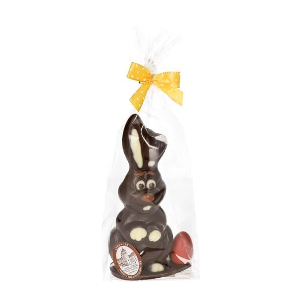 Laughing Bunny, Dark Chocolate Easter Bunny - 8026010 1 scaled