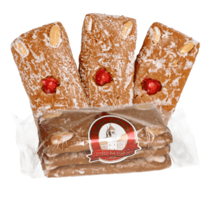 3er Lebkuchen mit Zucker bestrichen