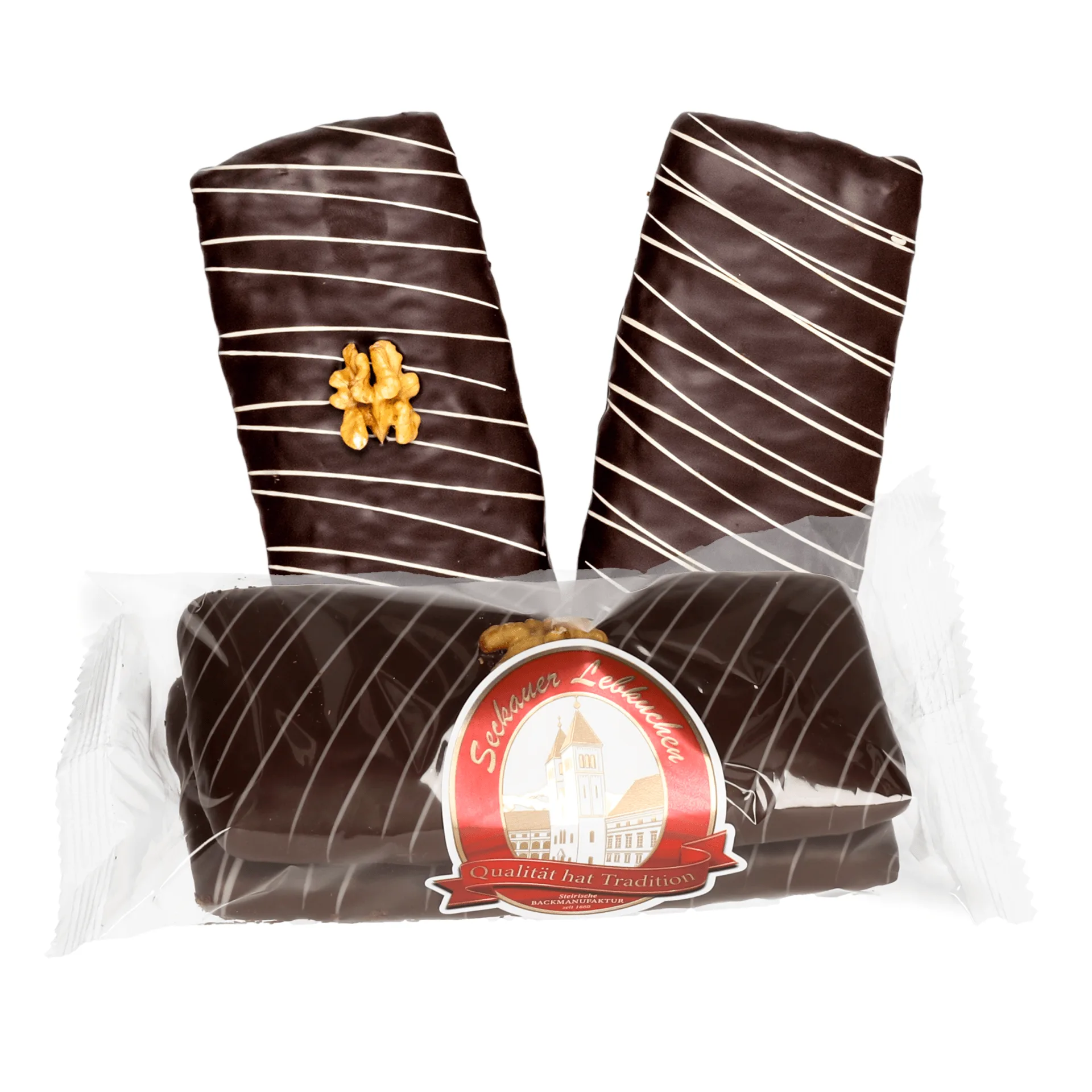 2 gingerbreads in chocolate