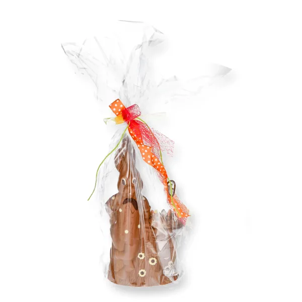 Hase mit Korb groß, Vollmilch - Schoko Osterhase