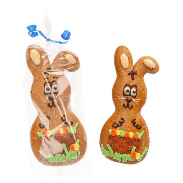 Lebkuchen Osterhase mit Korb